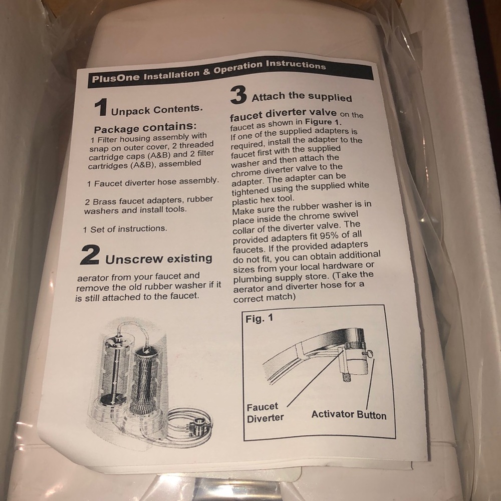 PlusOne Counter Water Filtration Unit - Picture 4 of 12